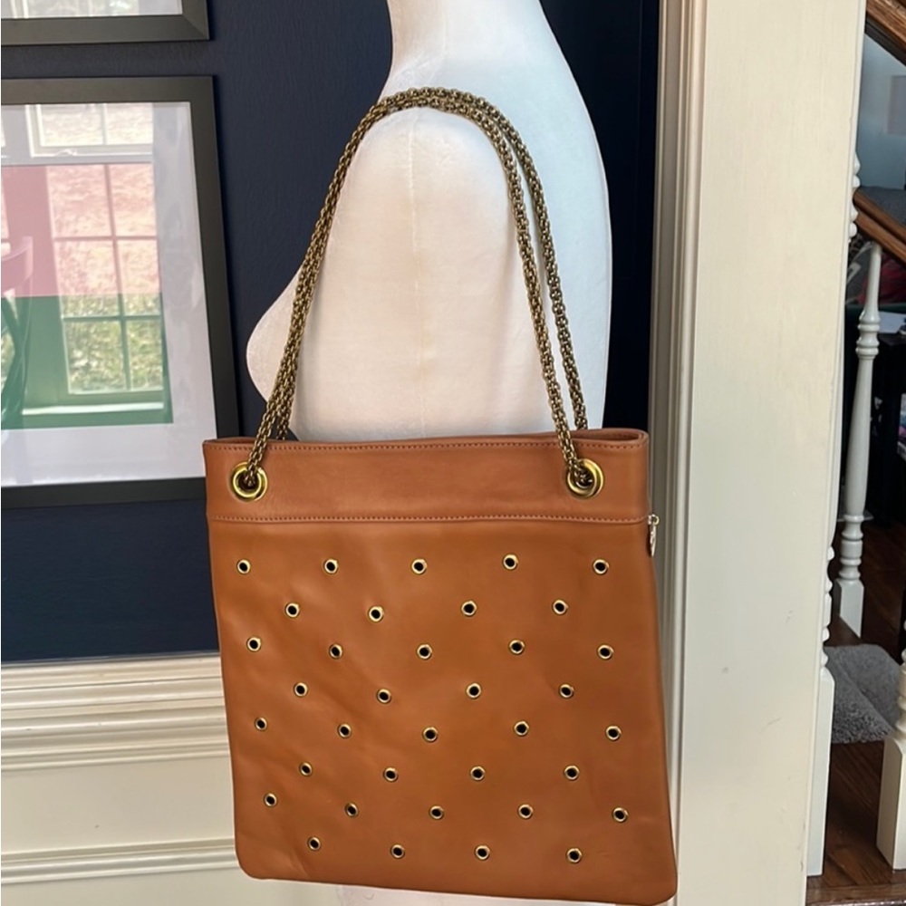 Clare V bag Delphine Cuoio with Grommets